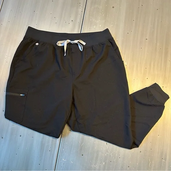 Figs Black Zamora Jogger Scrub Pants size XXL Petite 2XL XXL/P - Picture 1 of 5